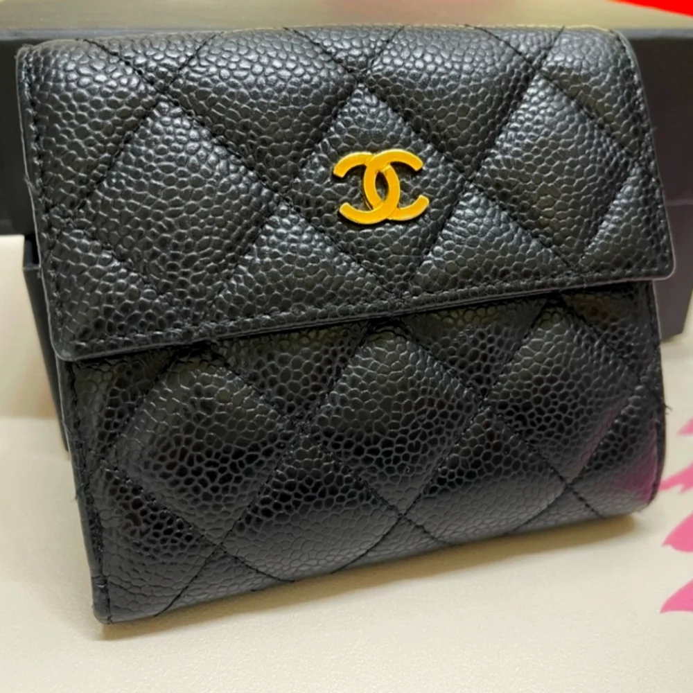 Chanel Caviar Black Wallet